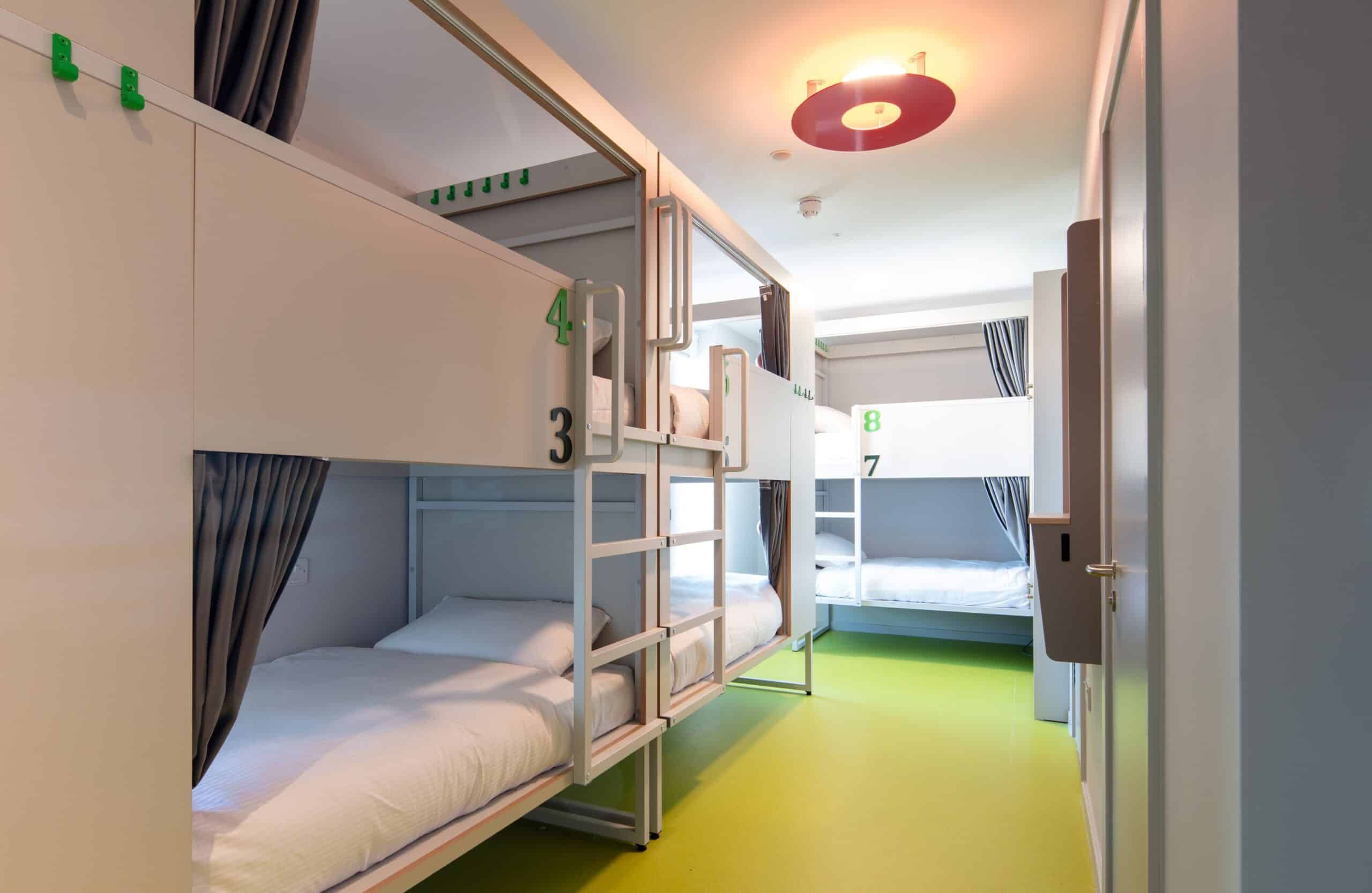 Clink Hostels dorm room Dublin