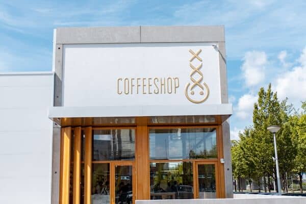 Coffeeshop in Amsterdam.