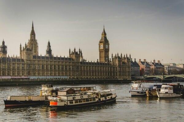 boats on the River Thames
