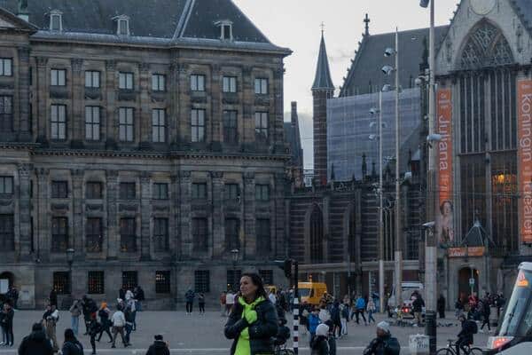 Dam Square in Amsterdam