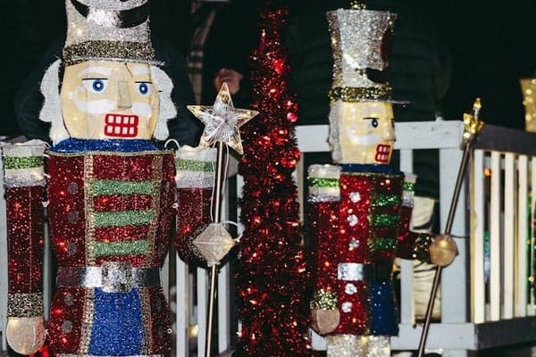 Two Christmas nutcrackers
