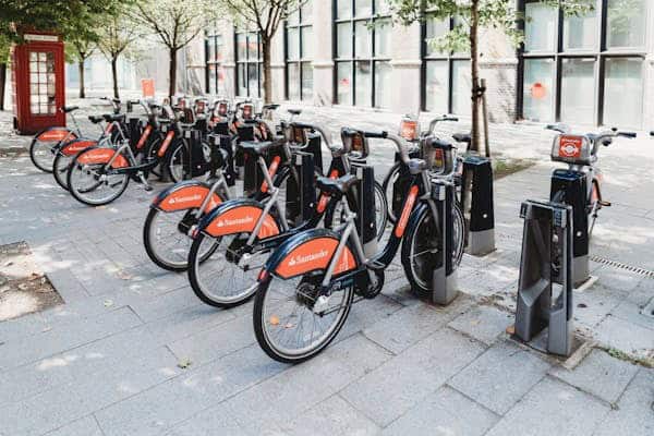 Santander bikes in London