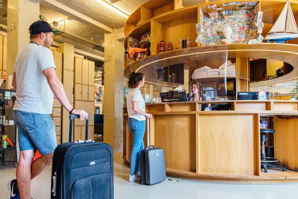 helpful staff at clinknoord hostel in amsterdam