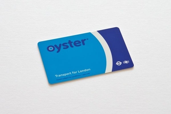oyster card, travel card for London