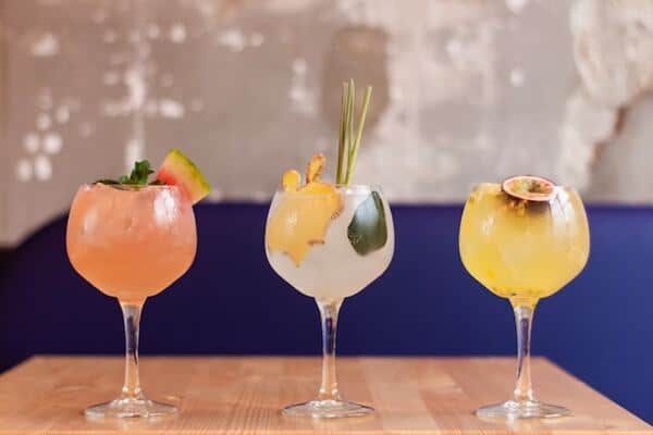 Selection of 3 mocktails