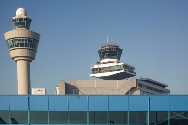 Schiphol airport in Amsterdam
