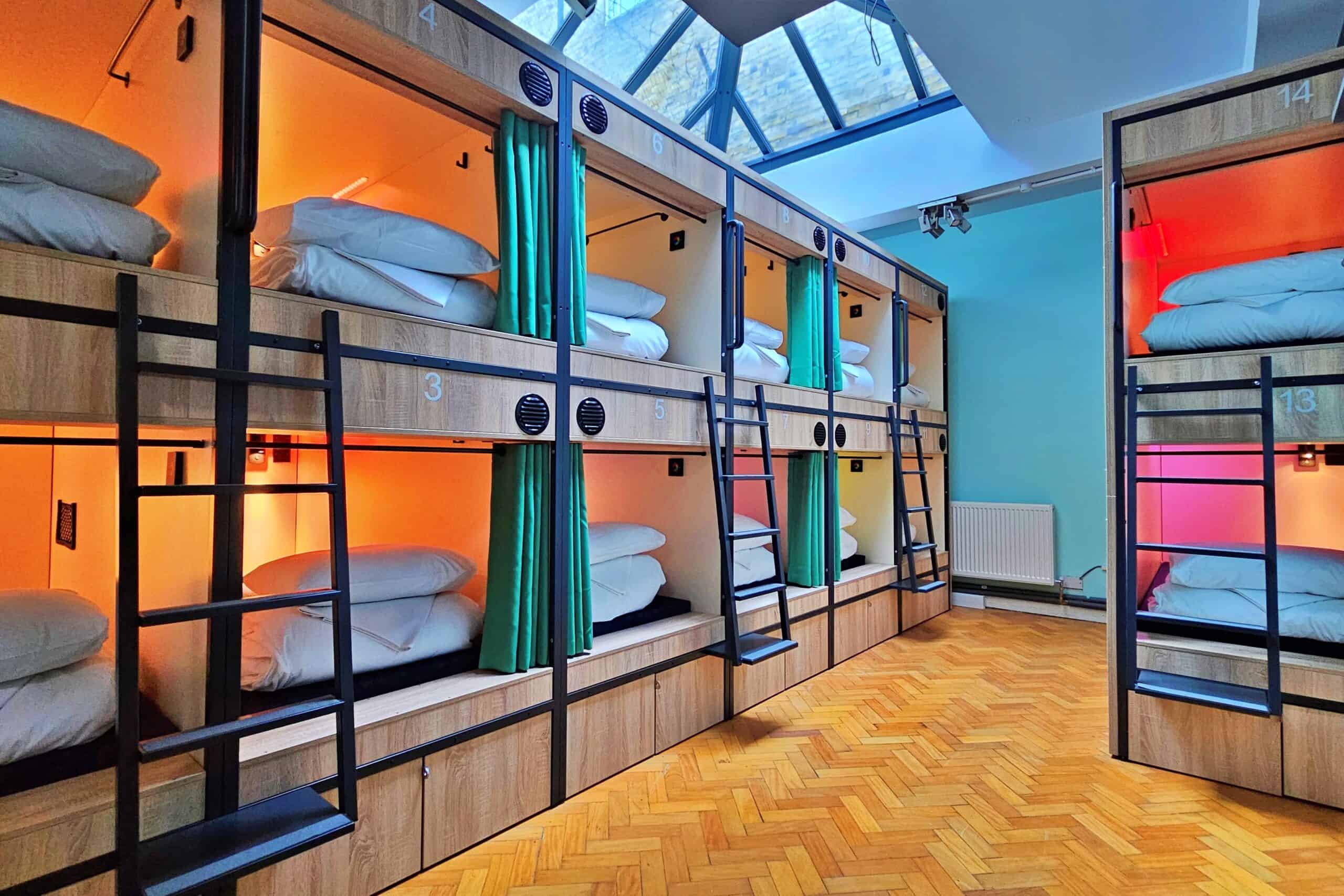 Quarto de dormitório do Clink261 pods