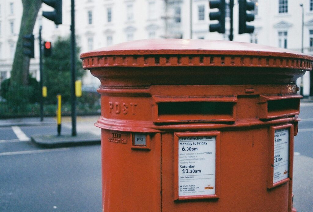 London red mailbox