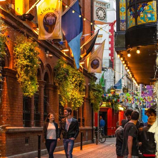 Dame Lane in Dublin City Centre