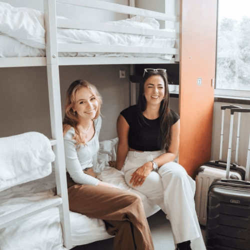 Twin room at Clink Dublin