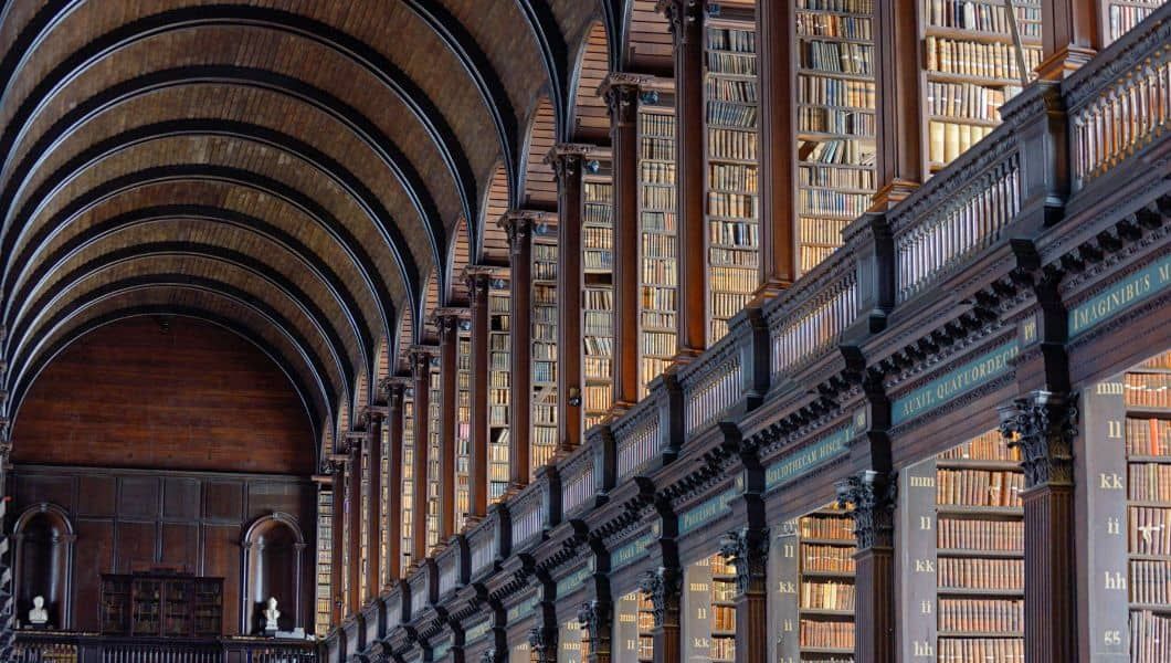 trinity college library in dublin
